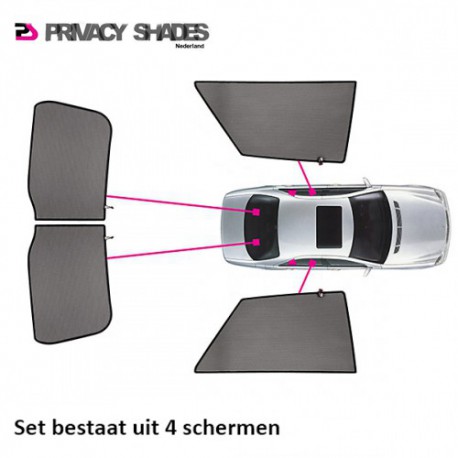 Car shades Peugeot Partner Multispace 2008- autozonwering