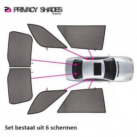 Car shades Seat Exeo Station 2009- autozonwering