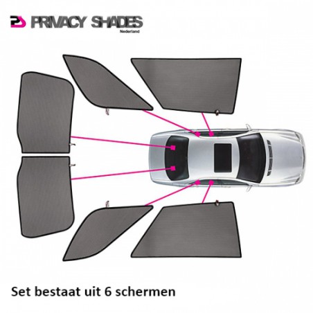 Car shades Seat Leon 5F ST 2013- autozonwering