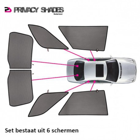 Car shades Audi A4 B9 Avant 2015- autozonwering