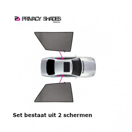 Privacy shades Audi A4 B9 Sedan 2015- (alleen achterportieren 2-delig) autozonwering