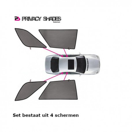 Privacy shades BMW 3-Serie E46 Touring 1998-2005 (alleen achterportieren 4-delig) autozonwering