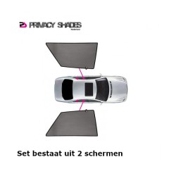 Privacy shades Audi Q3 (Incl sportback) 2019-heden (alleen achterportieren 2-delig) autozonwering