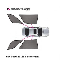 Privacy shades Mercedes-benz GLC Coupe (C253) 2016-2023 (alleen achterportieren 4-delig) autozonwering