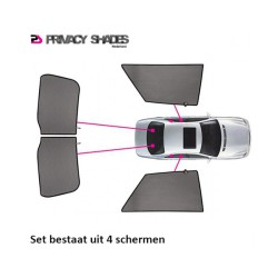 Privacy shades Nissan Ariya 2022-heden autozonwering