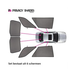 Privacy shades Seat Leon (IV) 5-deurs 2020-heden autozonwering