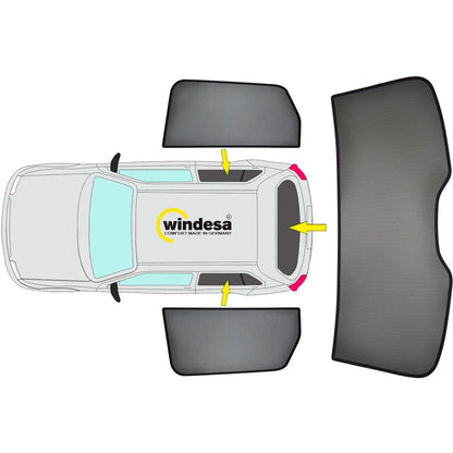 SunClip Zicht- & Zonwering passend voor Kia Niro II (SG2) 2022-