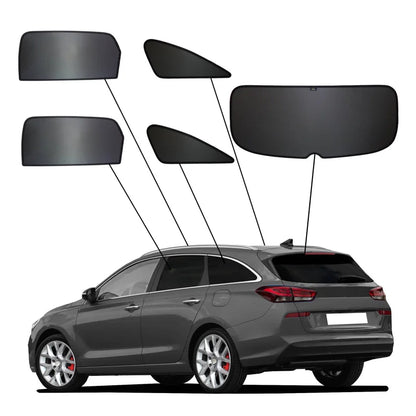 SunClip Zicht- & Zonwering passend voor Hyundai i30 CW (PDE) 2017-