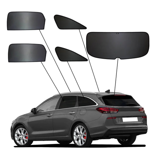SunClip Zicht- & Zonwering passend voor Hyundai i30 CW (PDE) 2017-