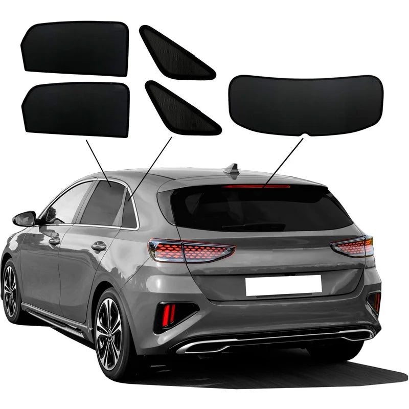 SunClip Zicht- & Zonwering passend voor Kia Cee'd (CD) HB 5-deurs 2018-