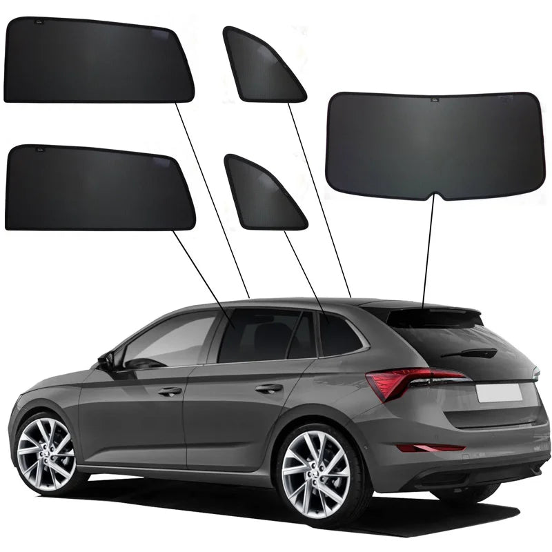 SunClip Zicht- & Zonwering passend voor Skoda Scala (NW) 2019-