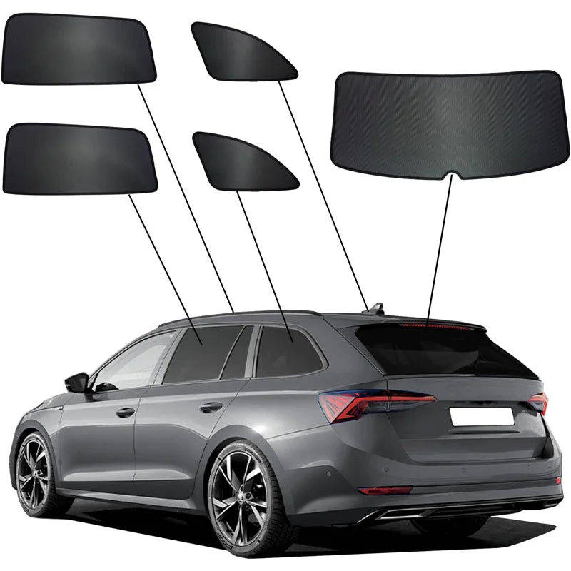 SunClip Zicht- & Zonwering passend voor Skoda Octavia IV (NX5) Combi 2020-