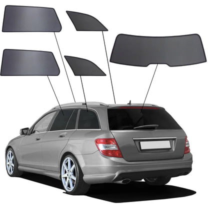 SunClip Zicht- & Zonwering passend voor Mercedes C-Klasse W204 Kombi 2007-2014