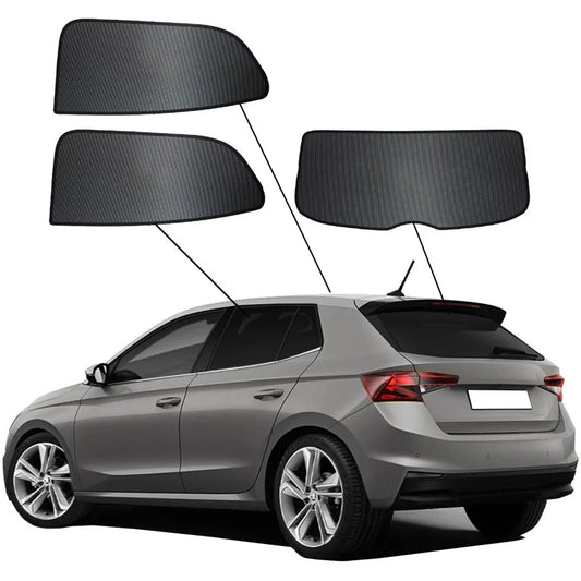 SunClip Zicht- & Zonwering passend voor Skoda Fabia IV (PJ3) HB 5-deurs 2021-