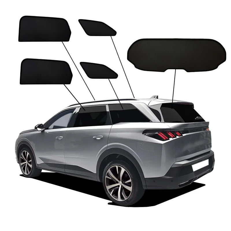 SunClip Zicht- & Zonwering passend voor Peugeot 5008 III 2024-