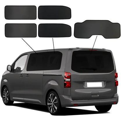 SunClip Zicht- & Zonwering passend voor Peugeot Traveller L2 2016-