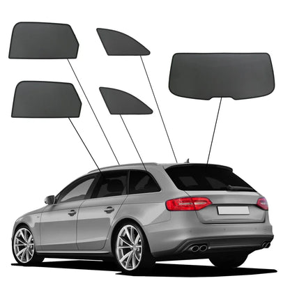 SunClip Zicht- & Zonwering passend voor Audi A4 (B8) Avant 2008-2015