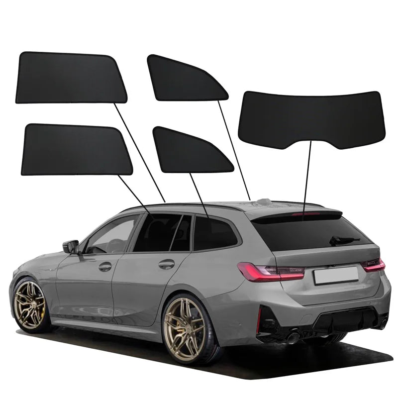SunClip Zicht- & Zonwering passend voor BMW 3-Serie G21 Touring 2019-