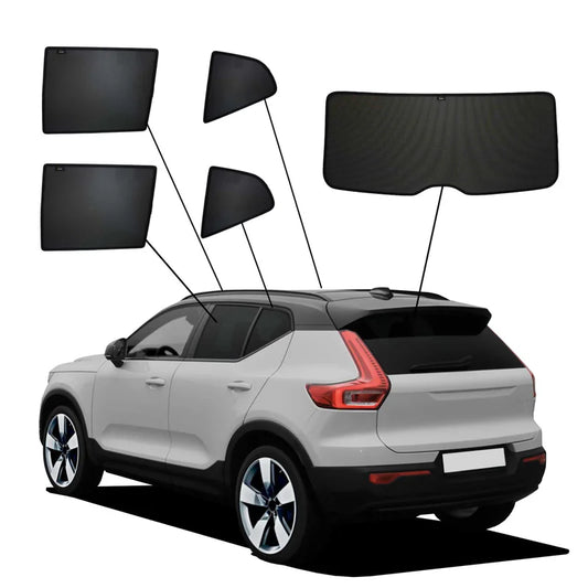 SunClip Zicht- & Zonwering passend voor Volvo XC40 2017- & EX40 2024-