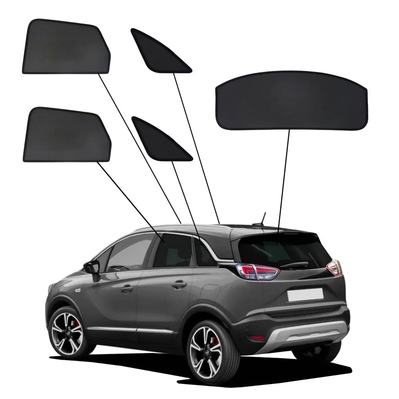 SunClip Zicht- & Zonwering passend voor Opel Crossland X 2017-