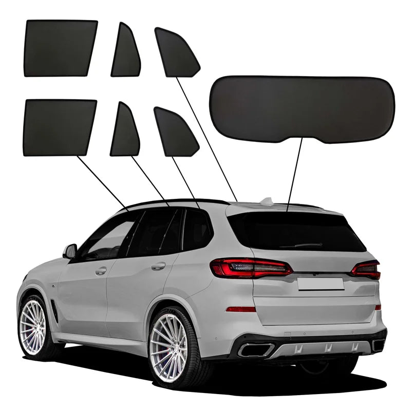 SunClip Zicht- & Zonwering passend voor BMW X5 (G05) 2018-