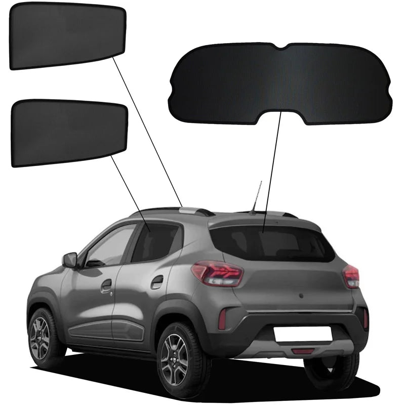 SunClip Zicht- & Zonwering passend voor Dacia Spring EV 2021-2024