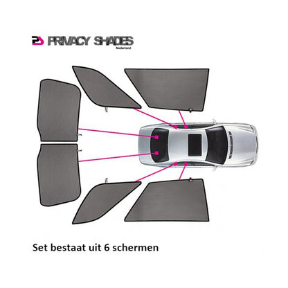 Set Car Shades passend voor Audi Q3 2011-2018 (6-delig)