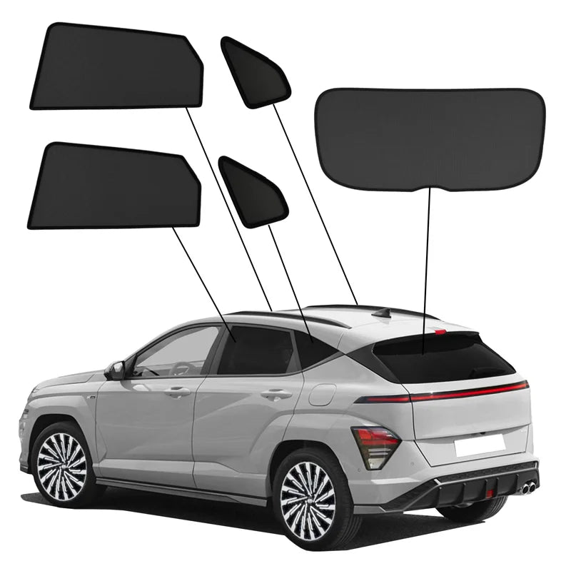 SunClip Zicht- & Zonwering passend voor Hyundai Kona II (SX2) 2023-