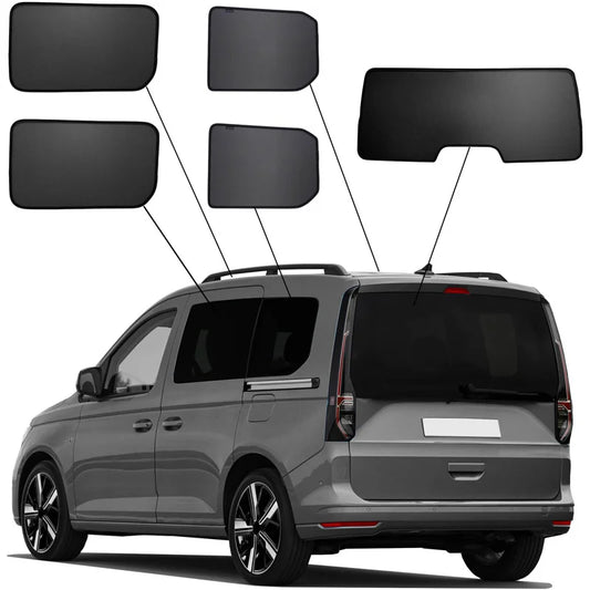 SunClip Zicht- & Zonwering passend voor Ford Tourneo Connect 5-deurs 2022-