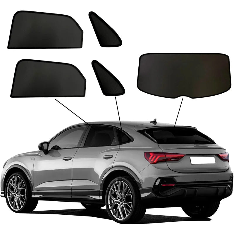 SunClip Zicht- & Zonwering passend voor Audi Q3 Sportback (F3N) 2019-