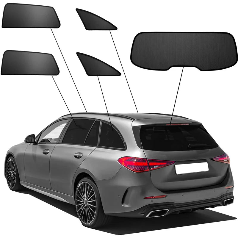 SunClip Zicht- & Zonwering passend voor Mercedes C-Klasse W206 Kombi 2021-