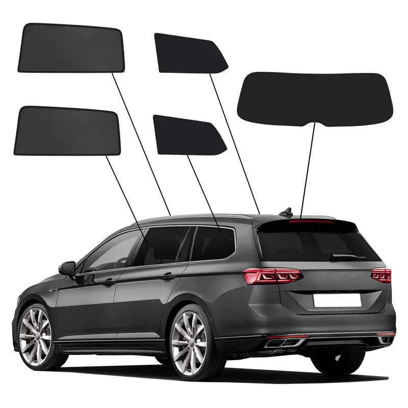 SunClip Zicht- & Zonwering passend voor Volkswagen Passat 3G (B8) Variant 2015-2023