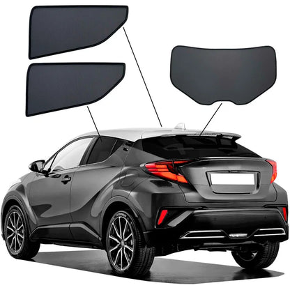 SunClip Zicht- & Zonwering passend voor Toyota C-HR (X1) 2016-2023