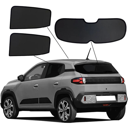 SunClip Zicht- & Zonwering passend voor Dacia Spring (EV) Facelift 2024-