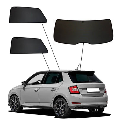SunClip Zicht- & Zonwering passend voor Skoda Fabia III (NJ3) HB 5-deurs 2014-2021