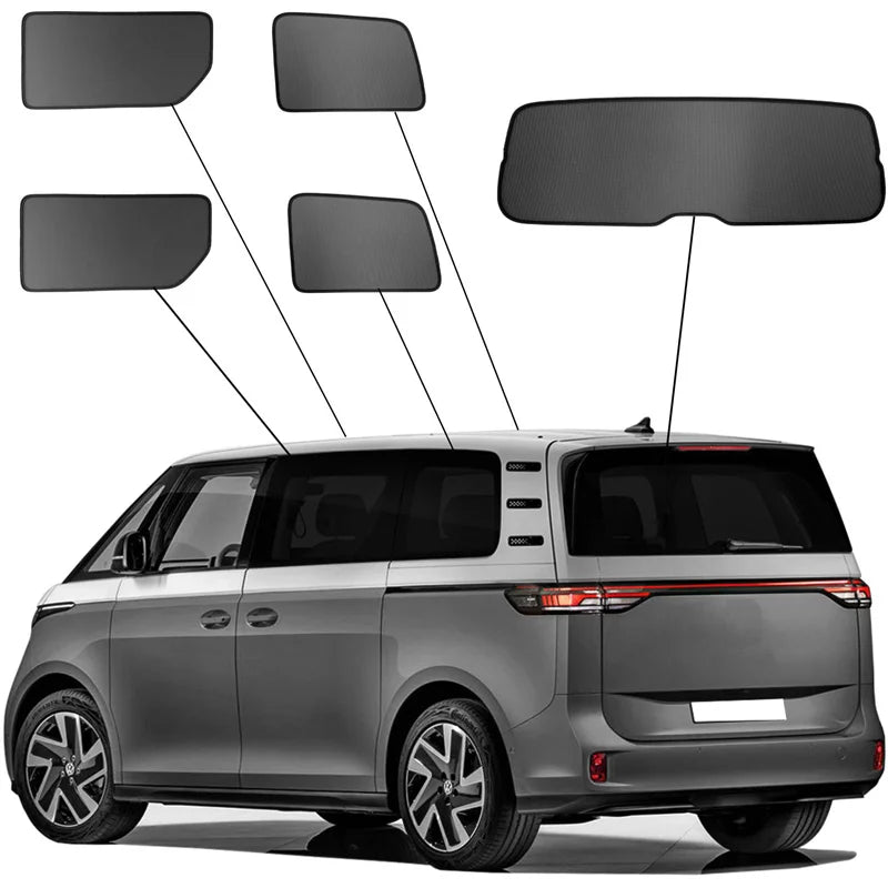 SunClip Zicht- & Zonwering passend voor Volkswagen ID.Buzz (Bus) 2022-