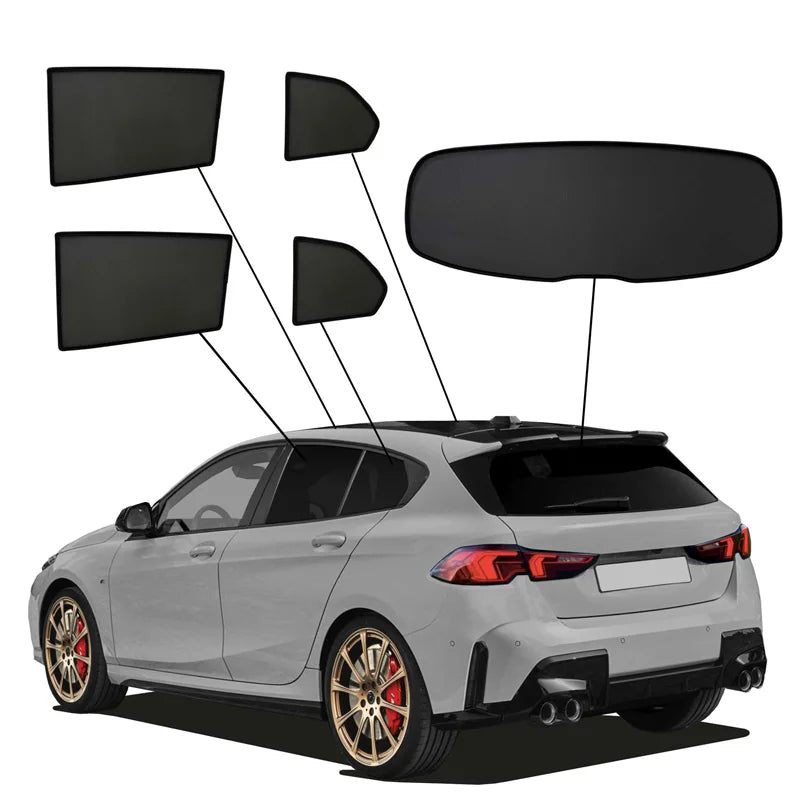 SunClip Zicht- & Zonwering passend voor BMW 1-Serie F70 5-deurs 2024-