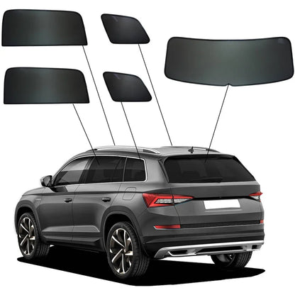 SunClip Zicht- & Zonwering passend voor Skoda Kodiaq I 2017-2024