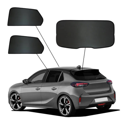 SunClip Zicht- & Zonwering passend voor Opel Corsa F 5-deurs 2019- incl. Corsa-e
