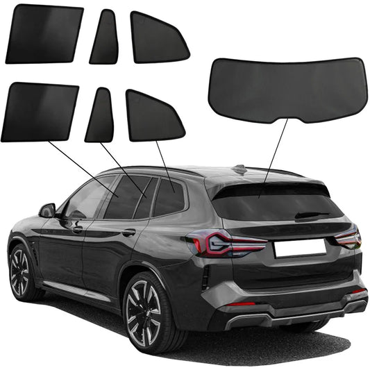 SunClip Zicht- & Zonwering passend voor BMW X3 (G01) 2017- & iX3 (G08) 2020-