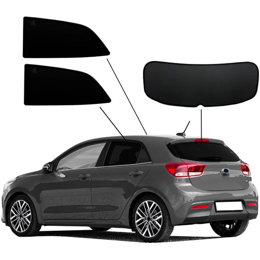 SunClip Zicht- & Zonwering passend voor Kia Rio IV (YB) 2017-2023