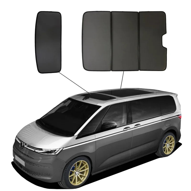SunClip Panoramadak Zonwering passend voor Volkswagen Multivan T7 2021-