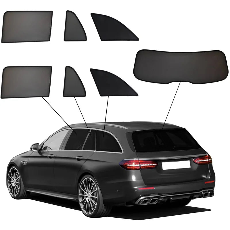 SunClip Zicht- & Zonwering passend voor Mercedes E-Klasse S213 Kombi 2016-
