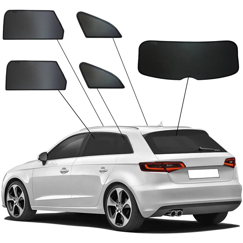 SunClip Zicht- & Zonwering passend voor Audi A3 (8V) Sportback 2012-2020